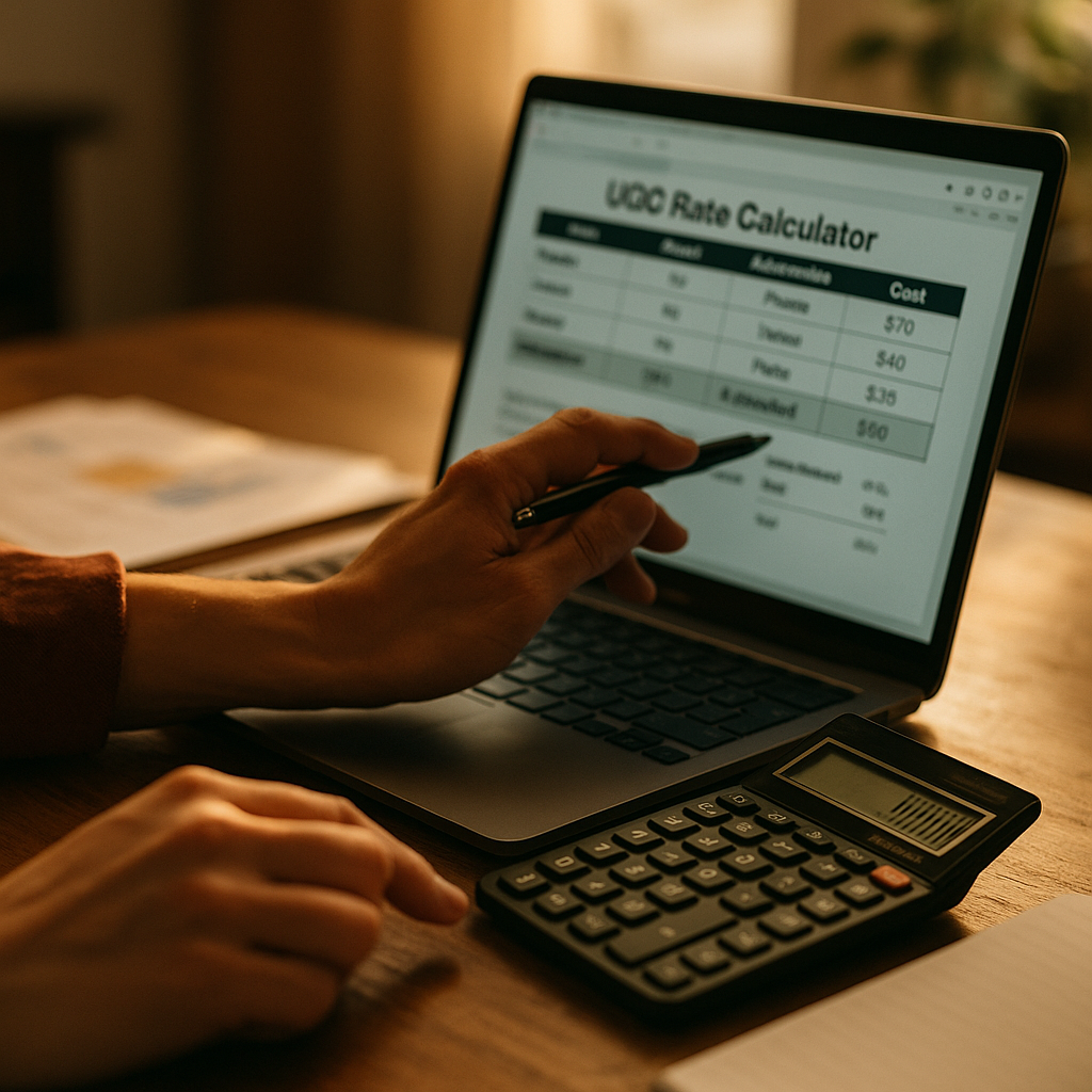 UGC Rate Calculators, Vetting Budget Benchmarks Before You Trust Them