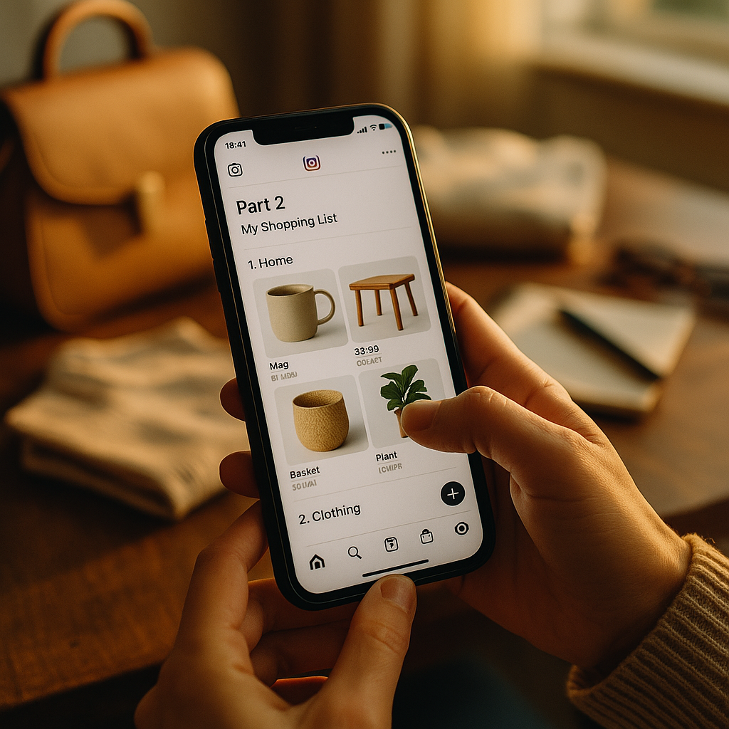 Multi Part Instagram Guides, Building Shopping Lists That Compound