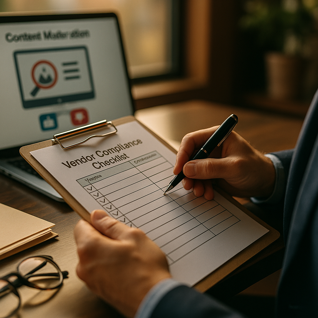 Content Moderation Vendor Vetting, Closing the Compliance Gap