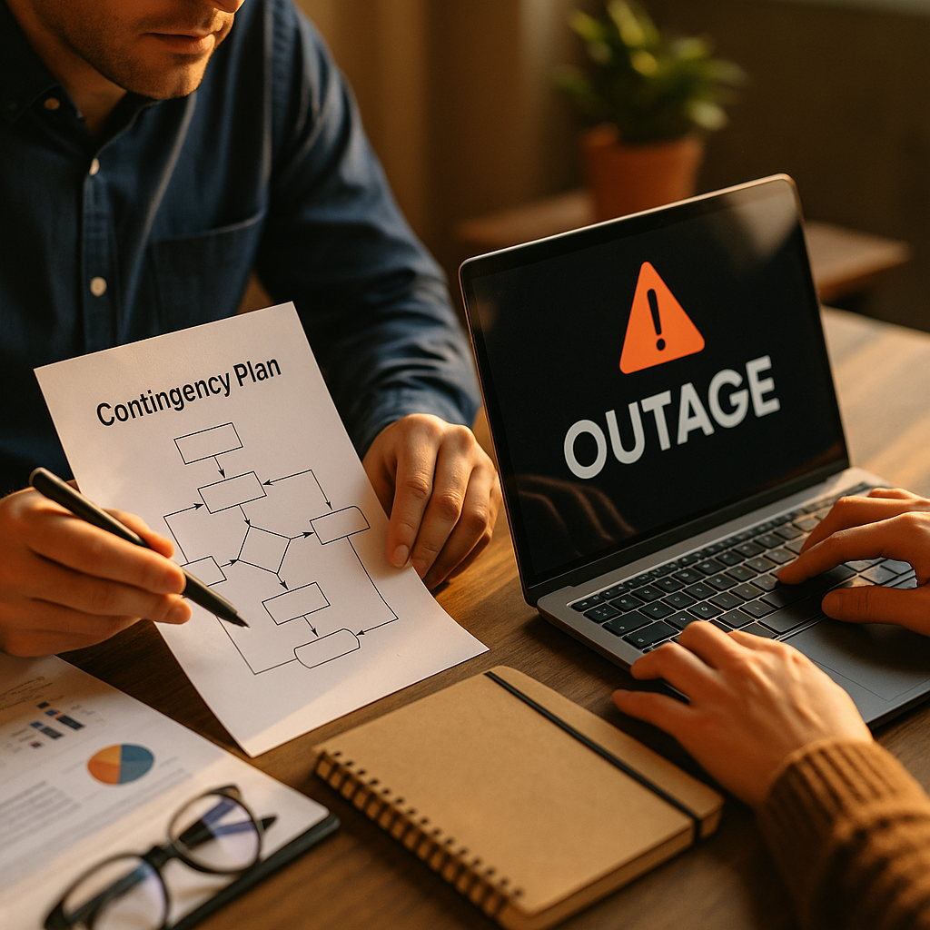 Vendor Risk Planning, Contingency Playbooks for Platform Outages