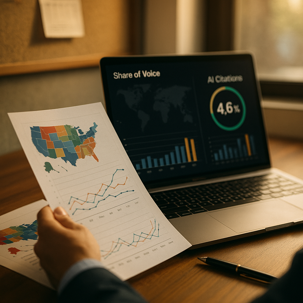 GEO Share of Voice Turns AI Citations Into a Monthly KPI