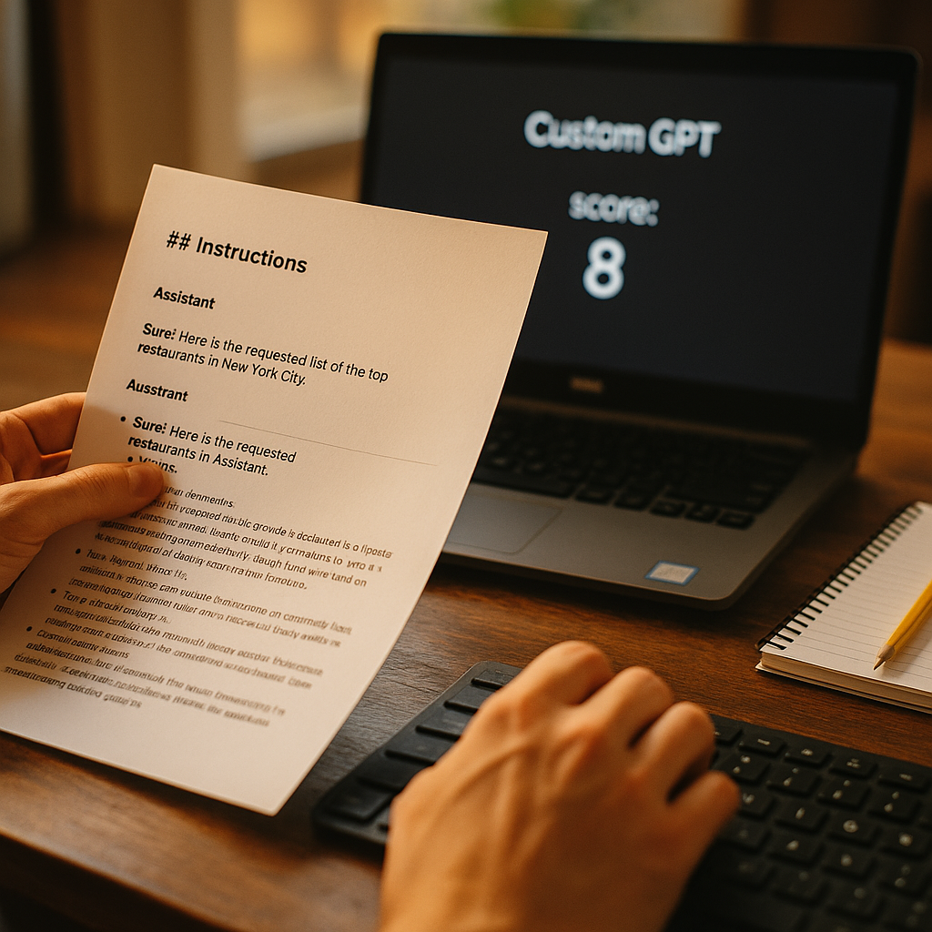 Custom GPT Scores Creator Scripts for GEO Before Publish