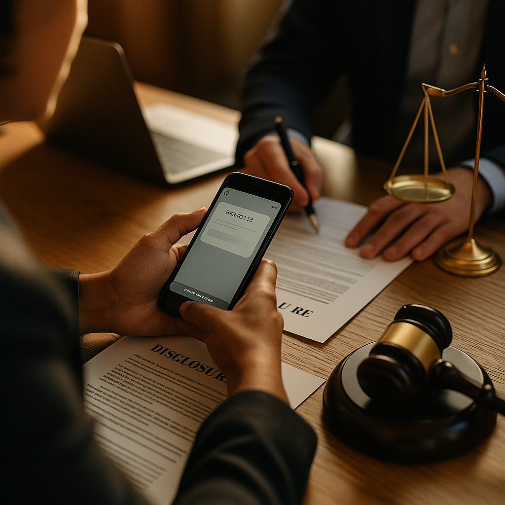 BFSI Creator Disclosures, Building Legal Sign Off Workflows