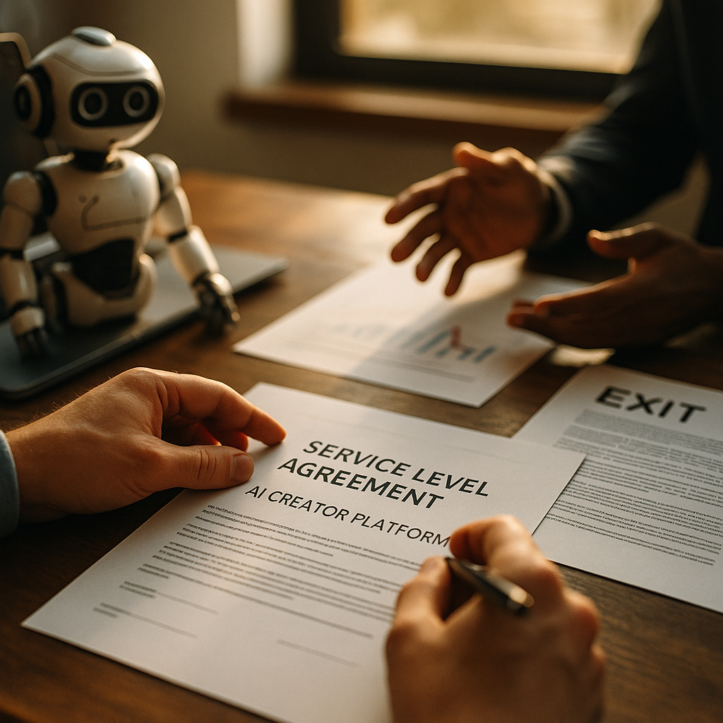 Negotiating AI Creator Platform SLAs, Drift and Exit Terms