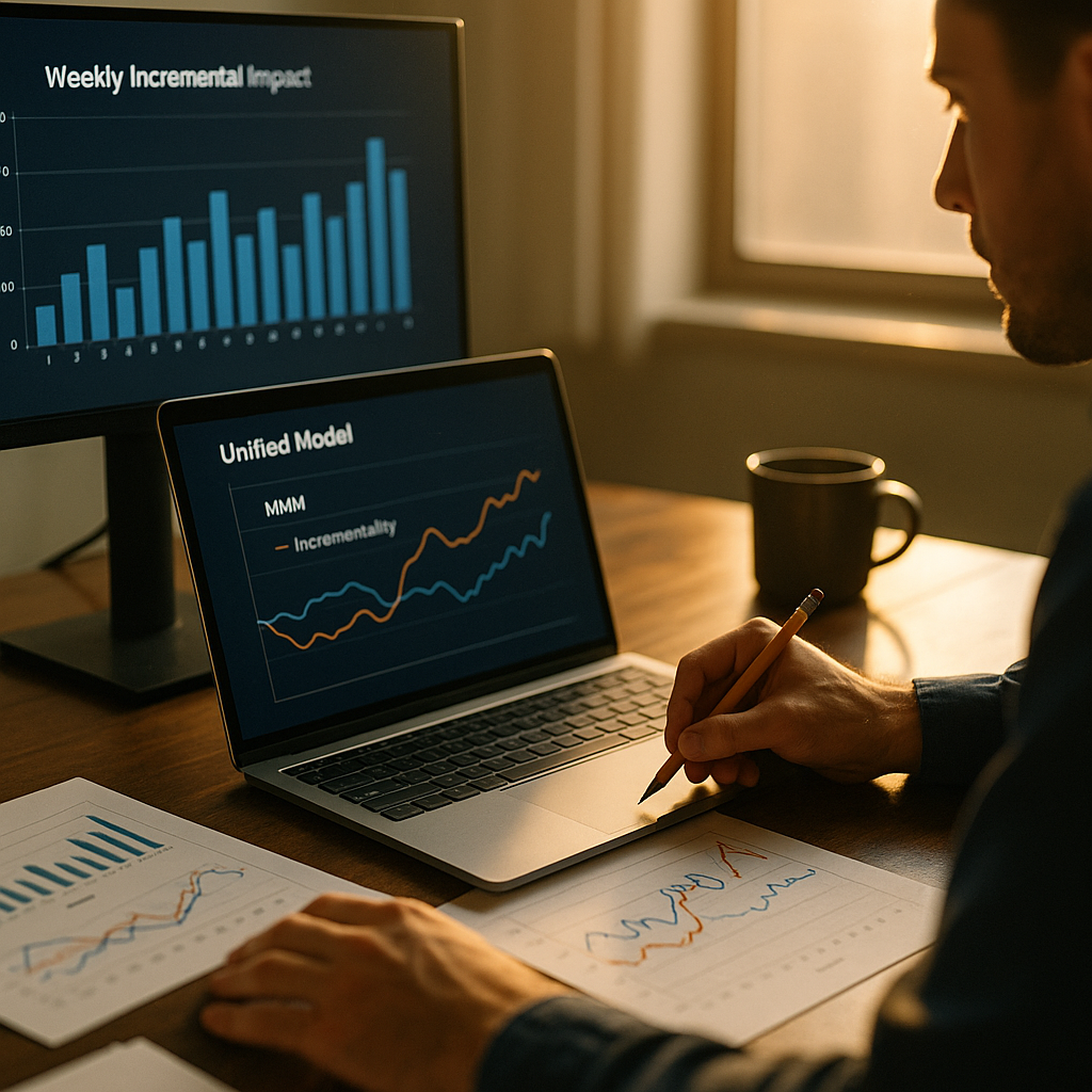 Unified AI Models Merge MMM and Incrementality Testing Weekly
