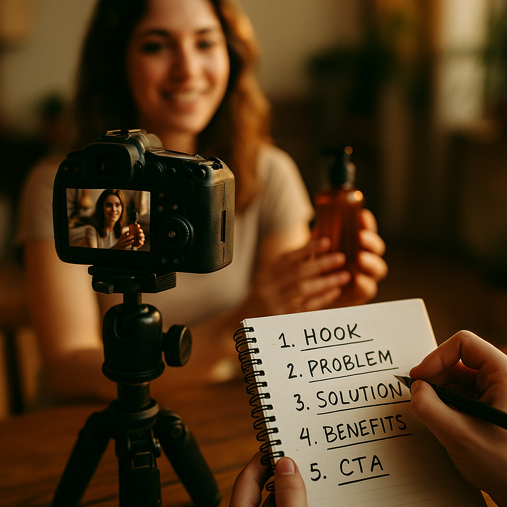 UGC Style Video Ads, Scripting the Five Beat Structure That Converts