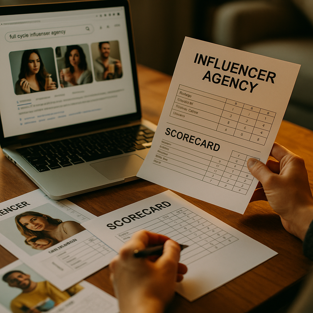 Vetting Full Cycle Influencer Agencies, A Vendor Selection Scorecard