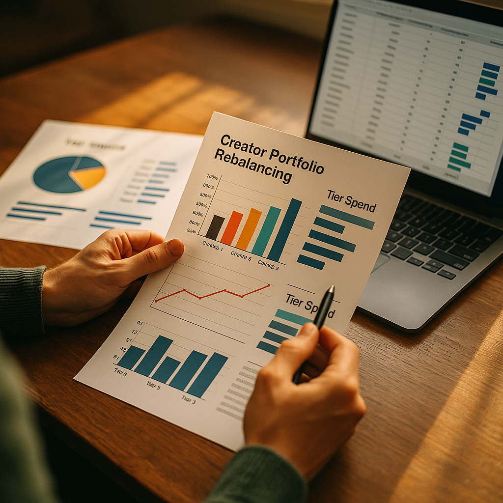 Quarterly Creator Portfolio Rebalancing, A Tier Spend Model