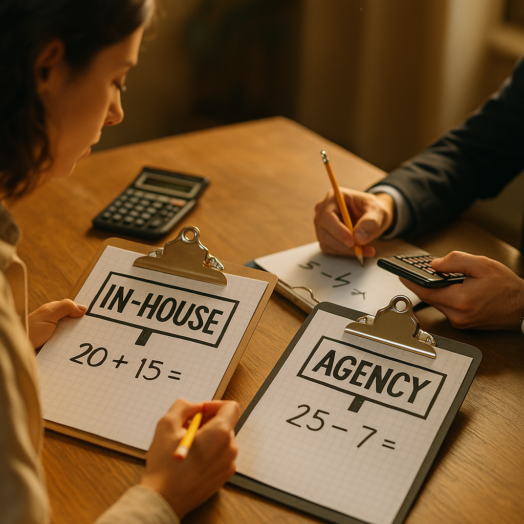 In House vs Agency Creator Managers, A Headcount Math Test