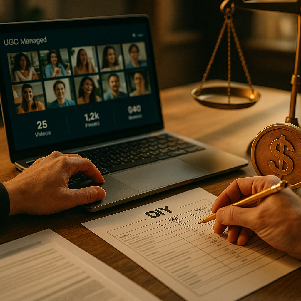 UGC Managed Service Platforms vs DIY, Vetting the Real Cost