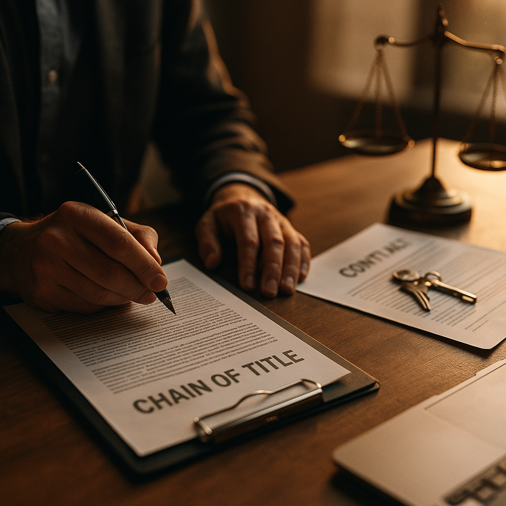UGC Audit Rights Clauses, Closing the Chain of Title Gap