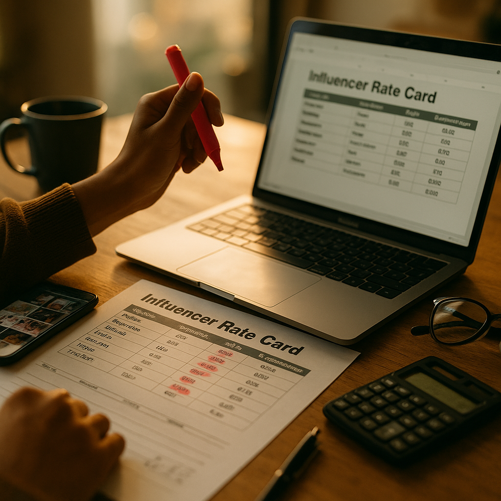 Rebuilding Influencer Rate Cards Before the Fee Spike Hits