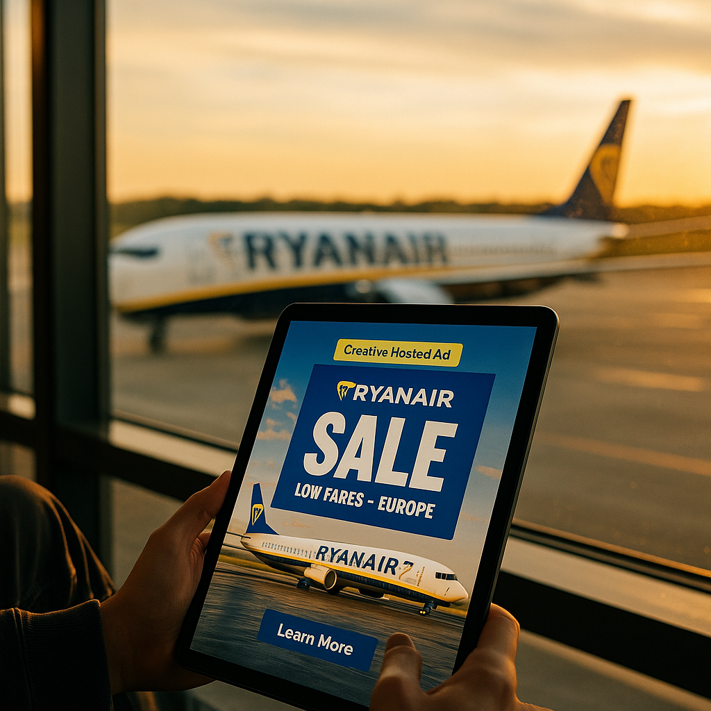 How Ryanairs Creator Hosted Ads Cut CPA 30 Percent in Europe