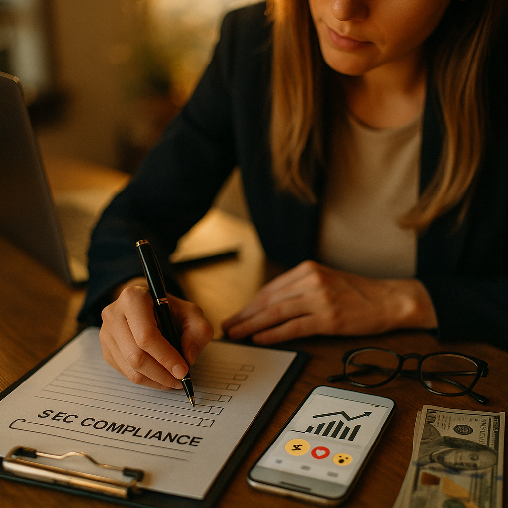 Fin Influencer SEC Compliance Checklist for Sponsored Financial Content