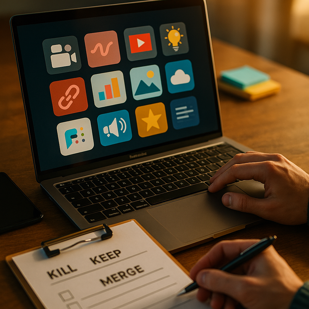 Auditing Creator MarTech Stacks, Kill, Keep or Merge