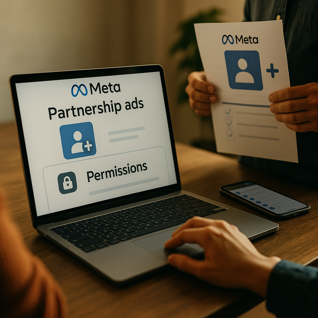 Meta Partnership Ads Setup, Vetting Permissions Before Launch
