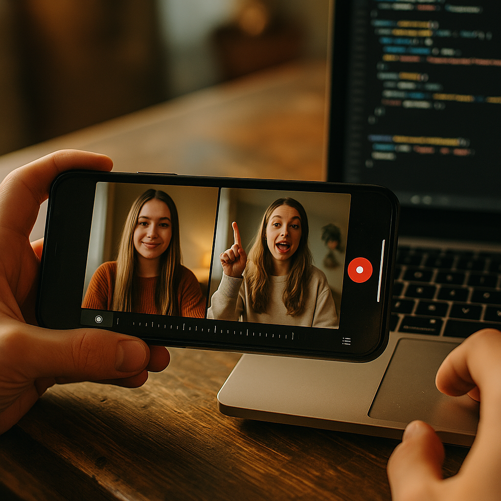 Split Screen Duet Responses, Scripting Reacts That Scale Fast