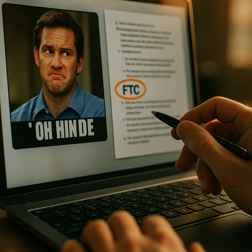 Meme Format Captions, Scripting Humor That Clears FTC Review