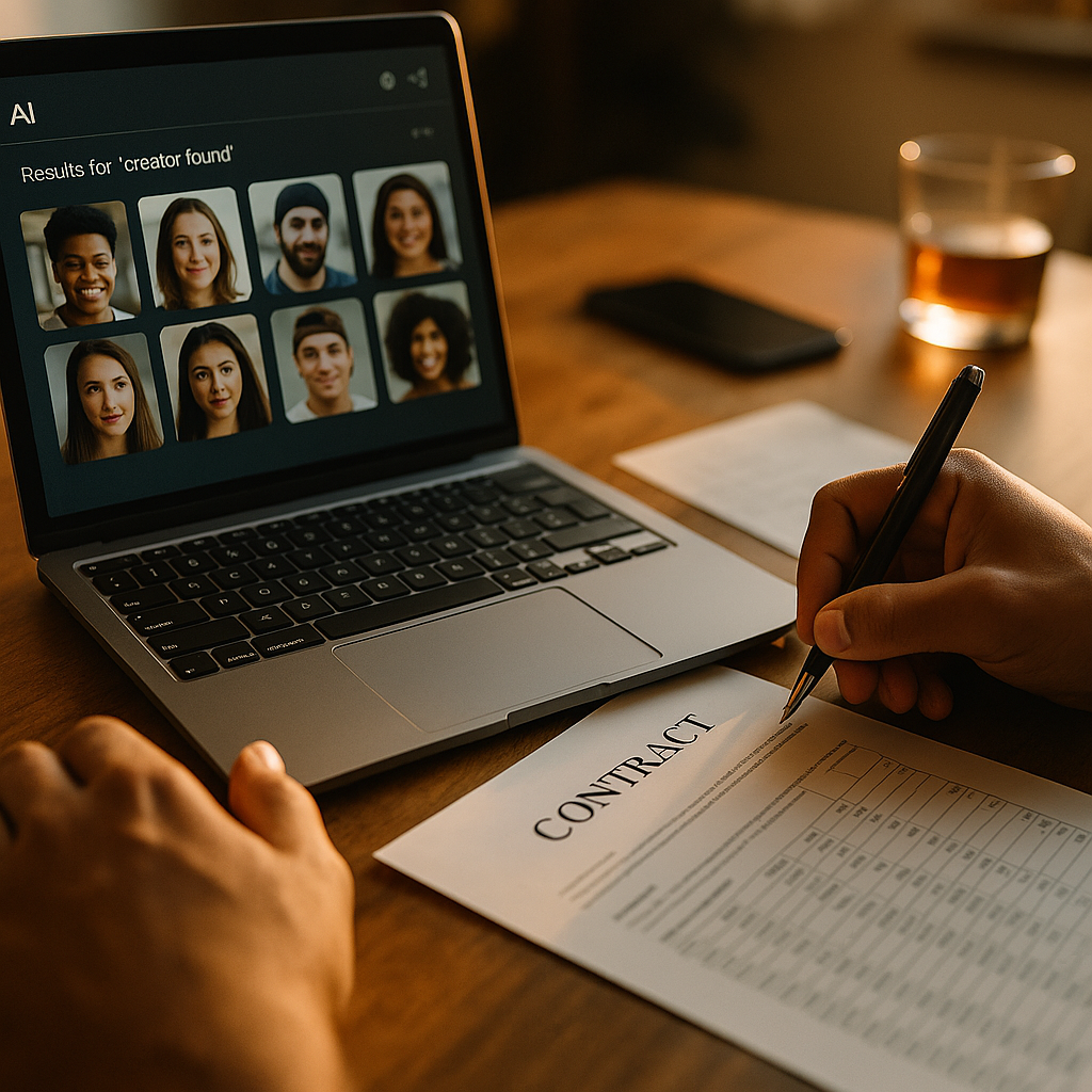 AI Finds Creators Fast, Contracts Still Run on Spreadsheets