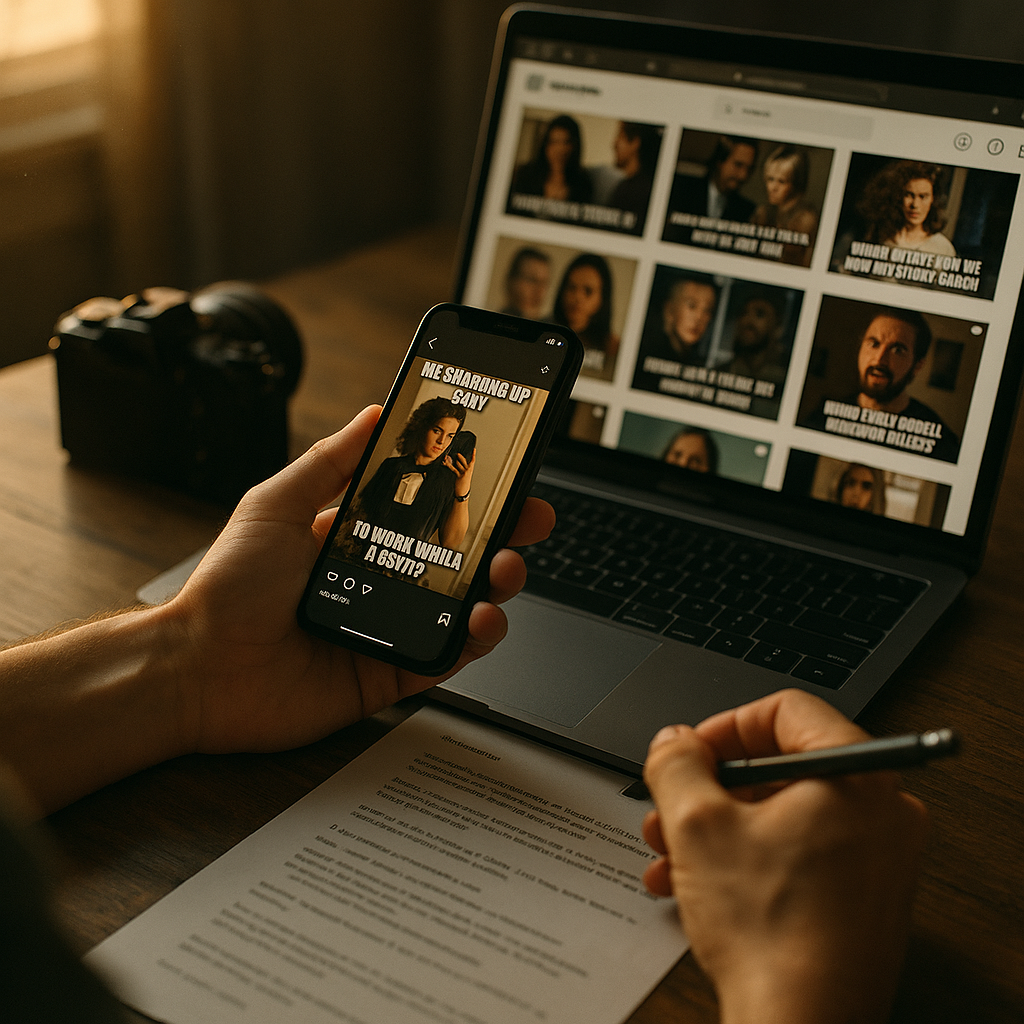 Theme Page Seeding Briefs, Scripting UGC Memes Repost