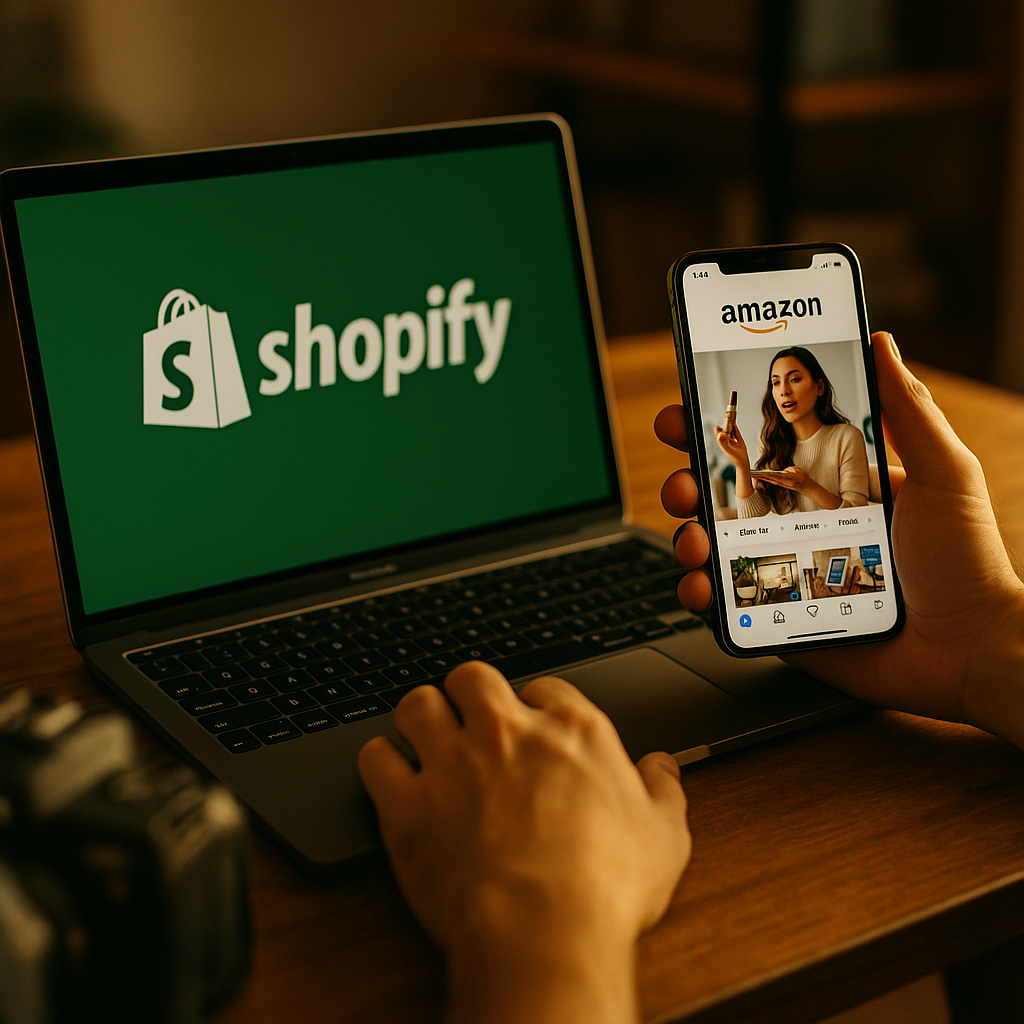 Shopify vs Amazon, Vetting Native Creator Content Conversion