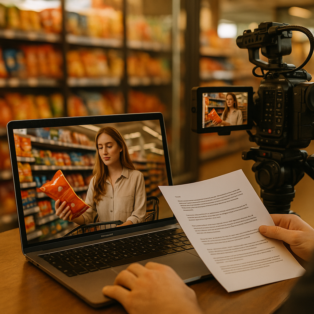 Retail Media Ad Review, Scripting Video That Clears First Try