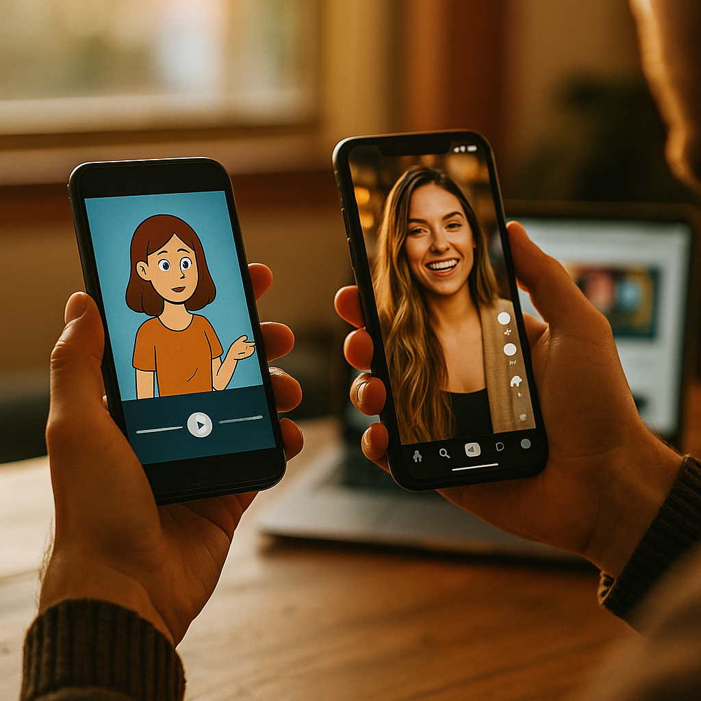 Animated AI Clips vs Live Action UGC, Whitelisting That Converts