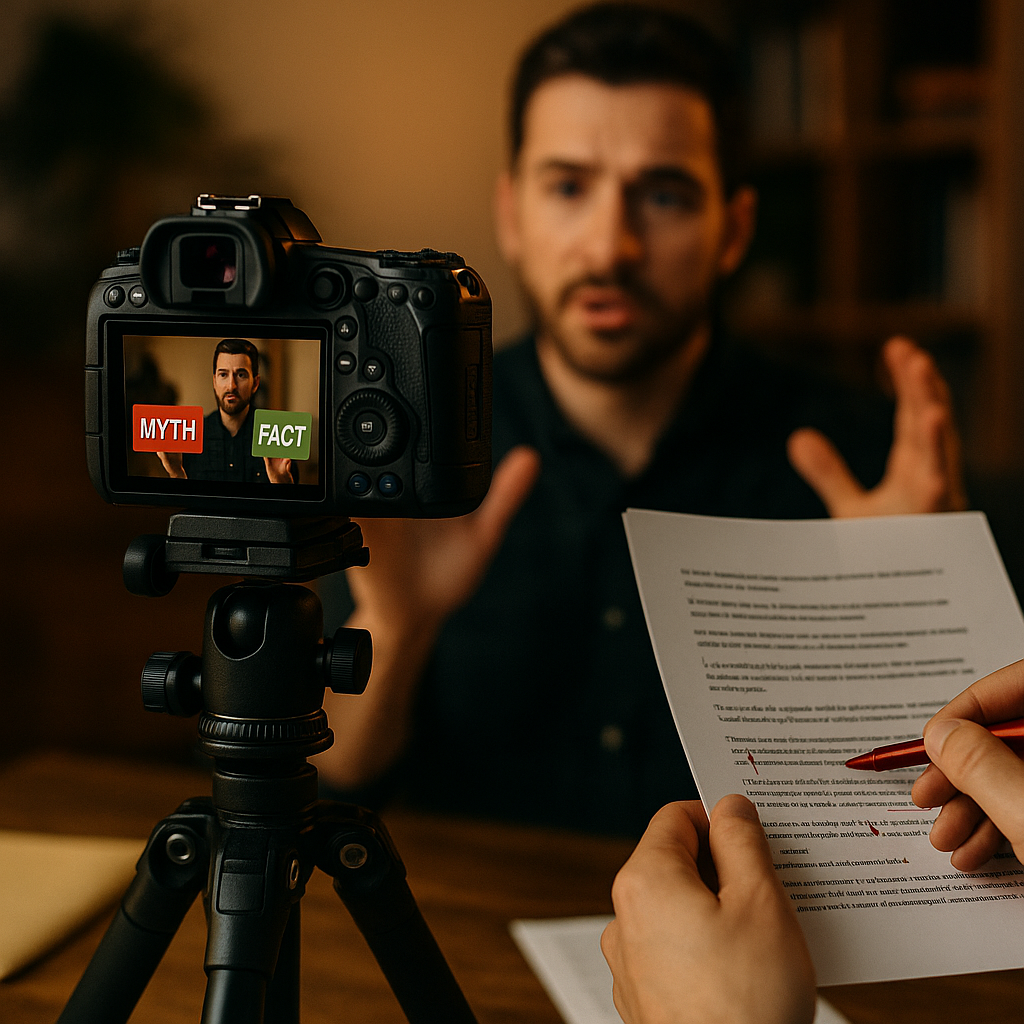 Myth vs Fact Videos, Scripting Corrections That Build Trust