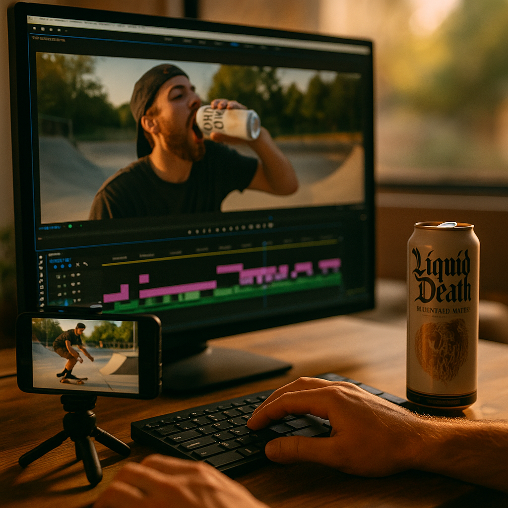 How Liquid Death Turns Raw Creator Clips Into Paid Ads