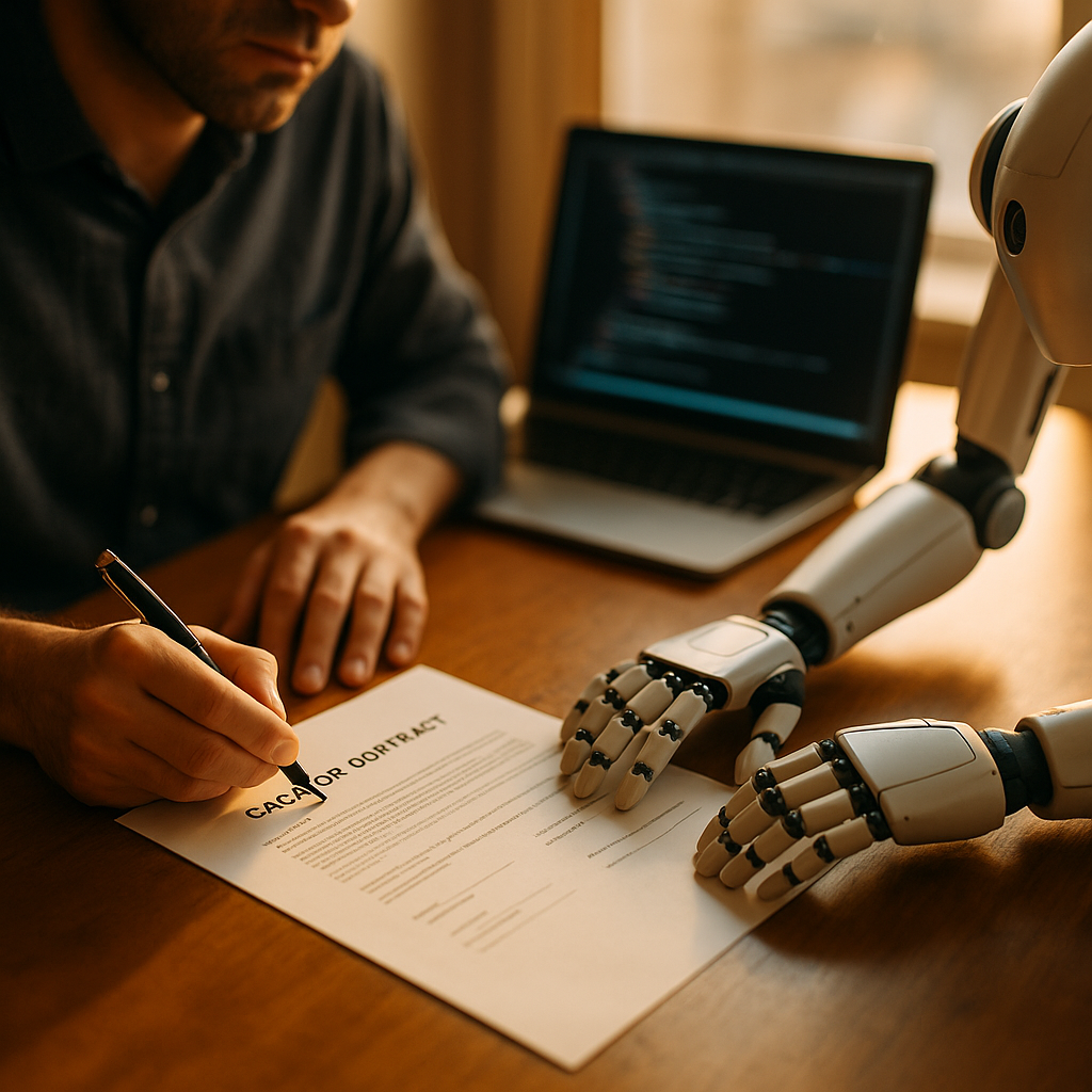 AI Agents Draft Creator Contracts, Humans Still Close Gaps