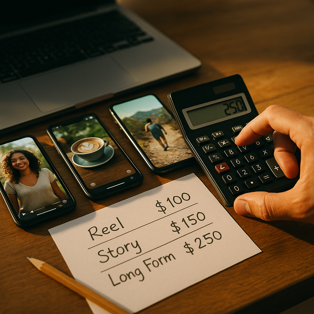 Format Cost Multipliers, Pricing Reels, Stories and Long Form Fairly