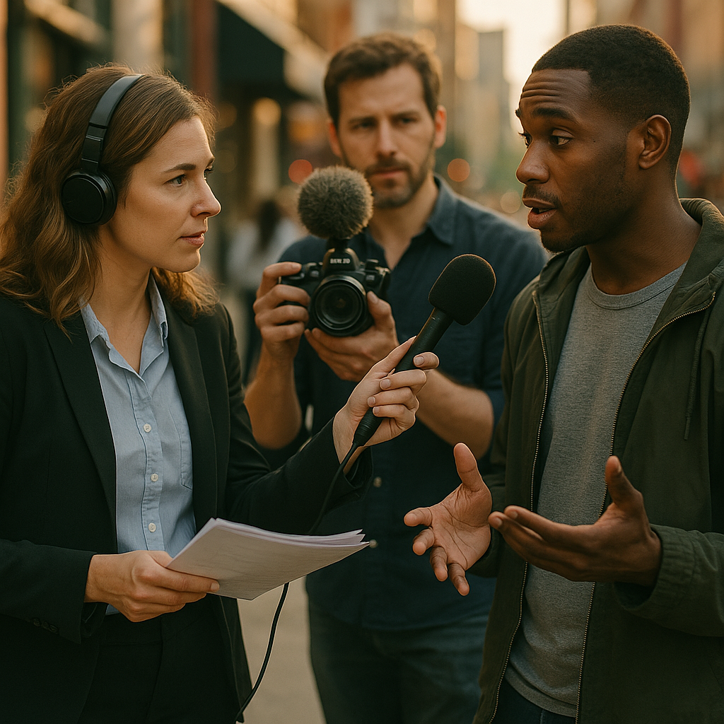 Vox Pop Street Interviews, Scripting Reactions That Clear Legal