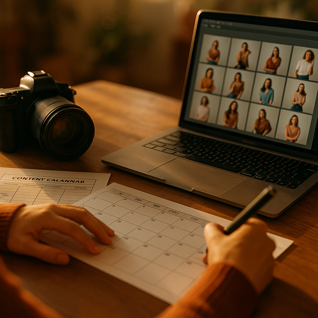 Content Repurposing Calendars, One Shoot, Twelve Weeks of Assets
