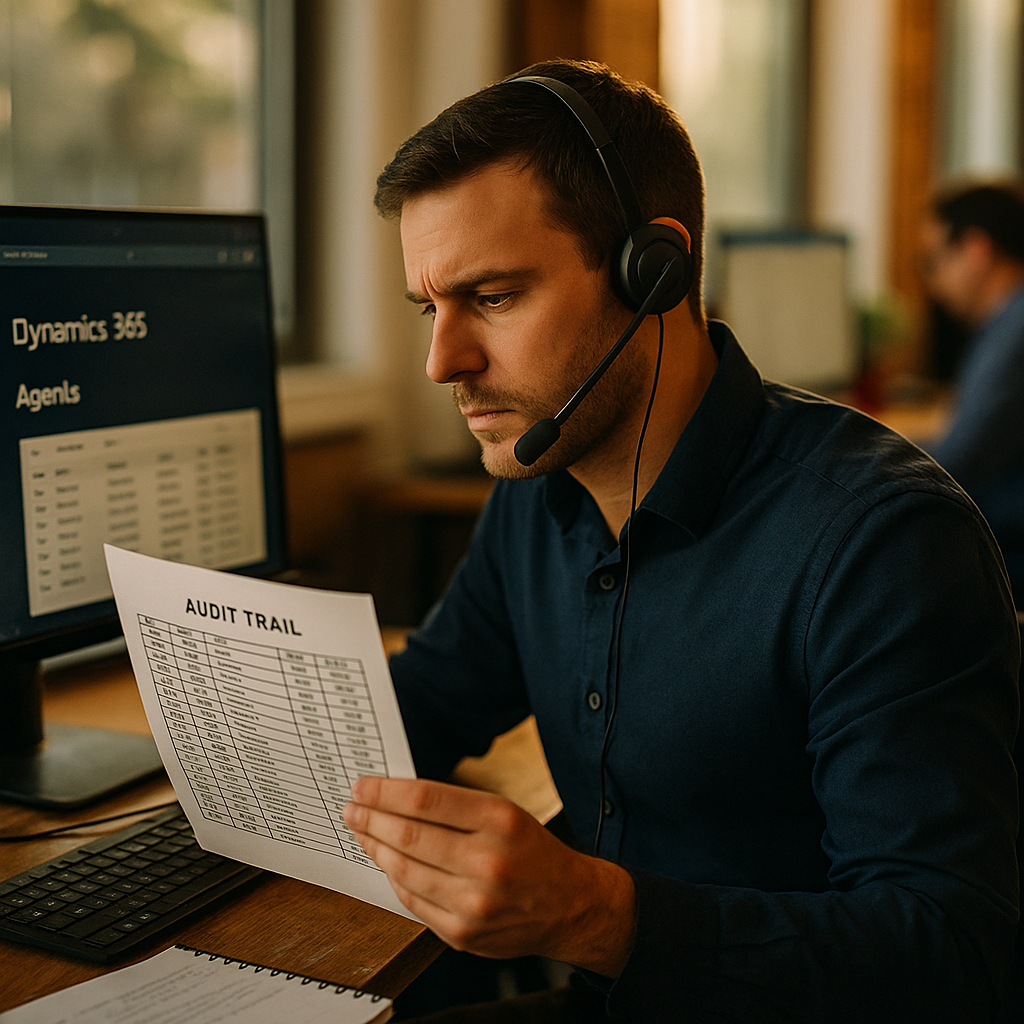 ThinkingStreams Dynamics 365 Agents, Vetting Audit Trail Risk