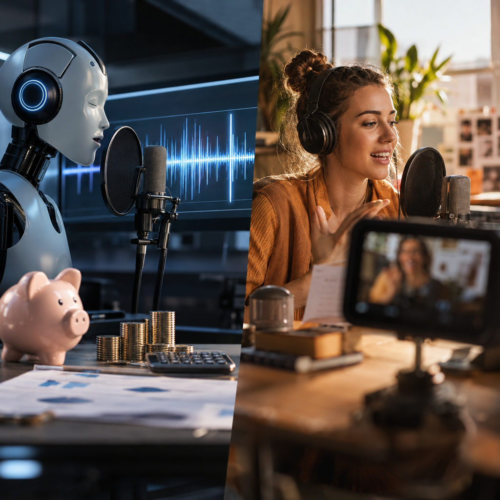 AI Voiceover Ads Cut Costs, Creator Audio Still Wins Trust
