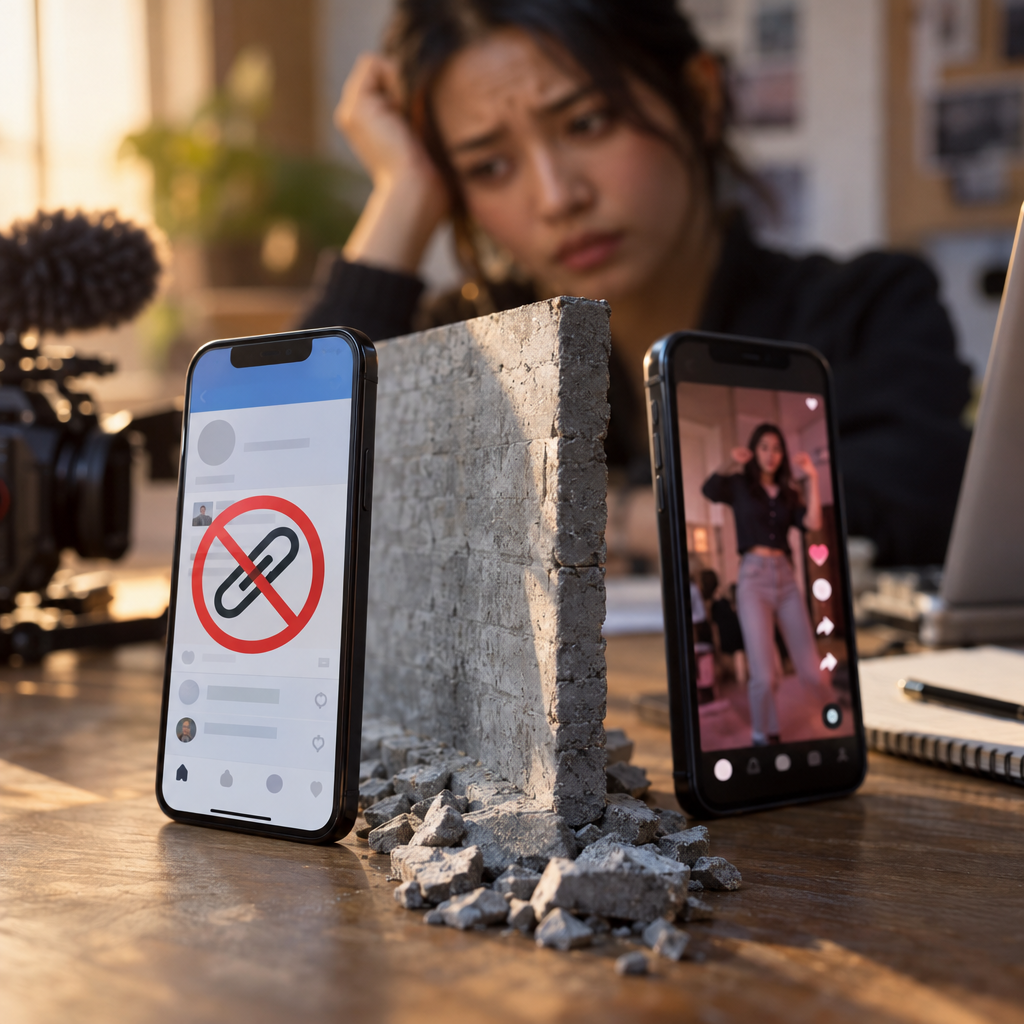 Meta Blocks TikTok Links, Why Single Platform Bets Backfire