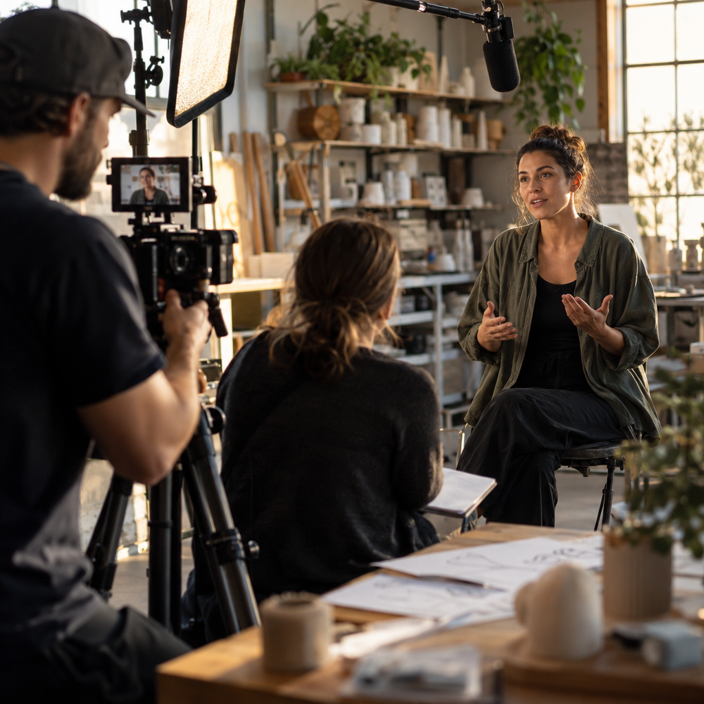 Micro Documentary Founder Stories, Scripting Trust Over Ads